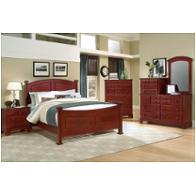 Bb5-668 Vaughan Bassett Furniture Hamilton/franklin - Cherry Bedroom Furniture Bed