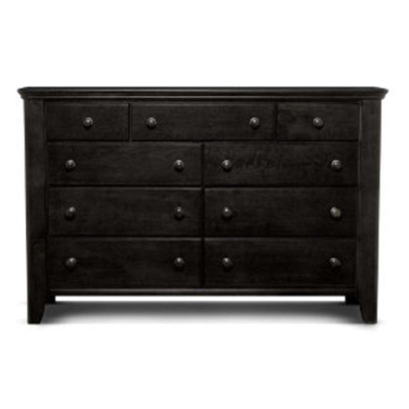 803002 Vaughan Bassett Furniture Cottage Colours Pure Black