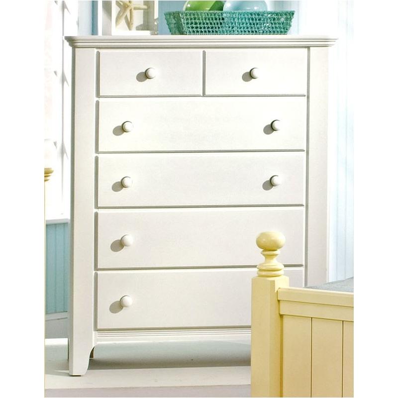 802-116 Vaughan Bassett Furniture Cottage Colours - Beach Cottage White Bedroom Furniture Chest