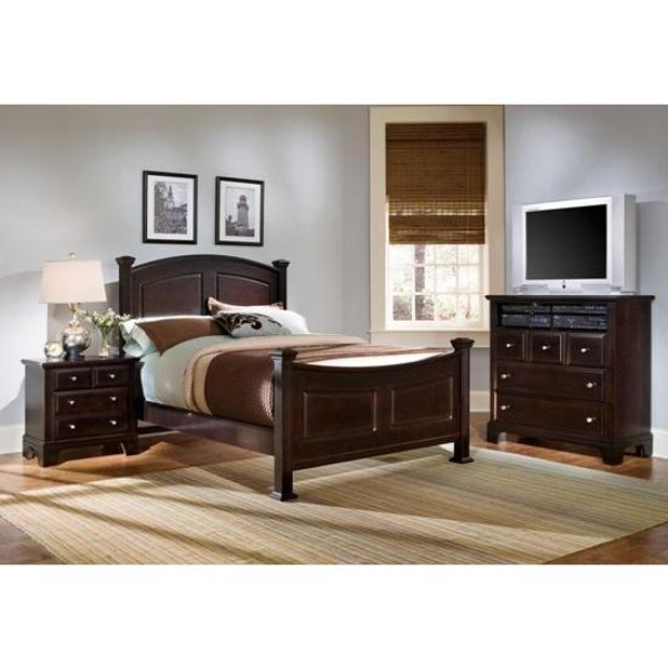 Bb4556 Vaughan Bassett Furniture Full Panel Bedmerlot