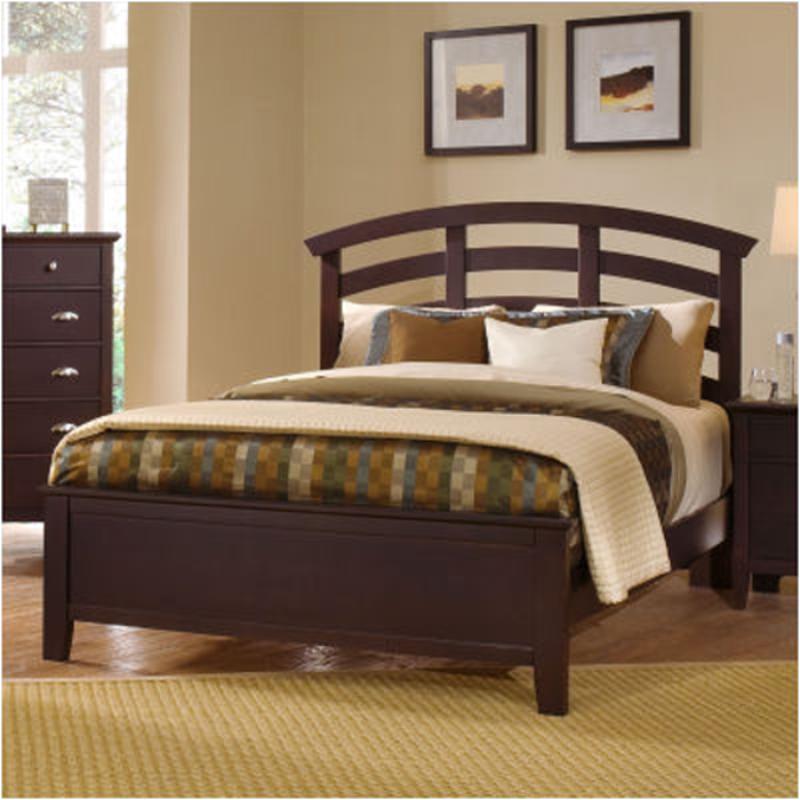 Bb8-559 Vaughan Bassett Furniture Twilight - Merlot Bedroom Furniture Bed