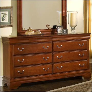 Bb43-002 Vaughan Bassett Furniture Louis - Cherry Bedroom Furniture Dresser