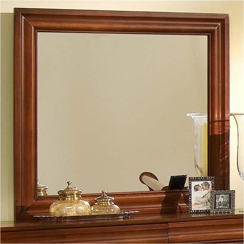 Bb43-446 Vaughan Bassett Furniture Louis - Cherry Bedroom Furniture Mirror