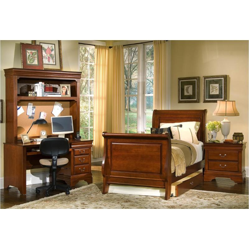 Bb43-552a Vaughan Bassett Furniture Louis - Cherry Bedroom Furniture Bed