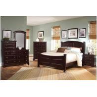 Bb4-668 Vaughan Bassett Furniture Hamilton/franklin - Merlot Bedroom Furniture Bed