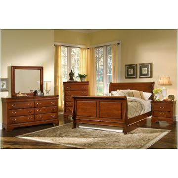 Bb43-553a Vaughan Bassett Furniture Louis - Cherry Bedroom Furniture Bed
