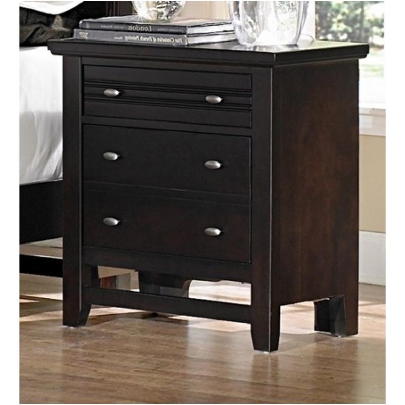 Bb80-226 Vaughan Bassett Furniture Natural Lifestyles - Merlot Bedroom Furniture Nightstand