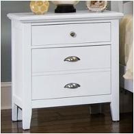 Bb9-226 Vaughan Bassett Furniture Twilight - Snow White Bedroom Furniture Nightstand