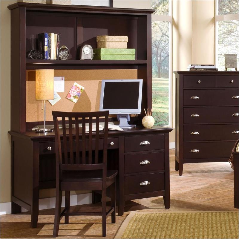 Bb8-779 Vaughan Bassett Furniture Twilight - Merlot Home Office Furniture Desk