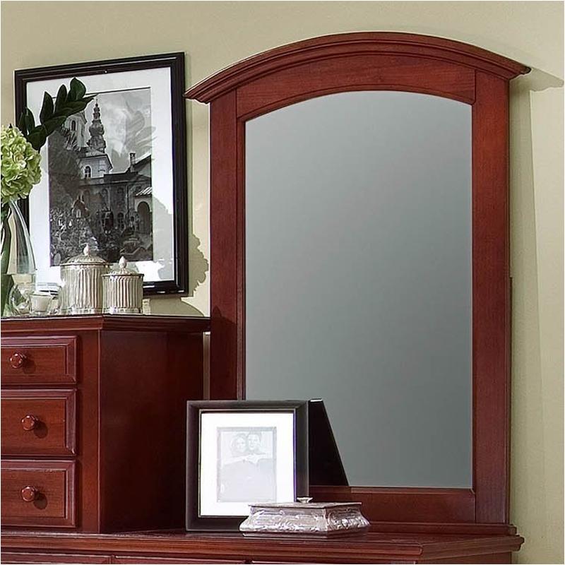 Bb5-443 Vaughan Bassett Furniture Hamilton/franklin - Cherry Bedroom Furniture Mirror