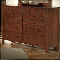 300-002 Vaughan Bassett Furniture Appalachian Hardwood - Dark Cherry Bedroom Furniture Dresser