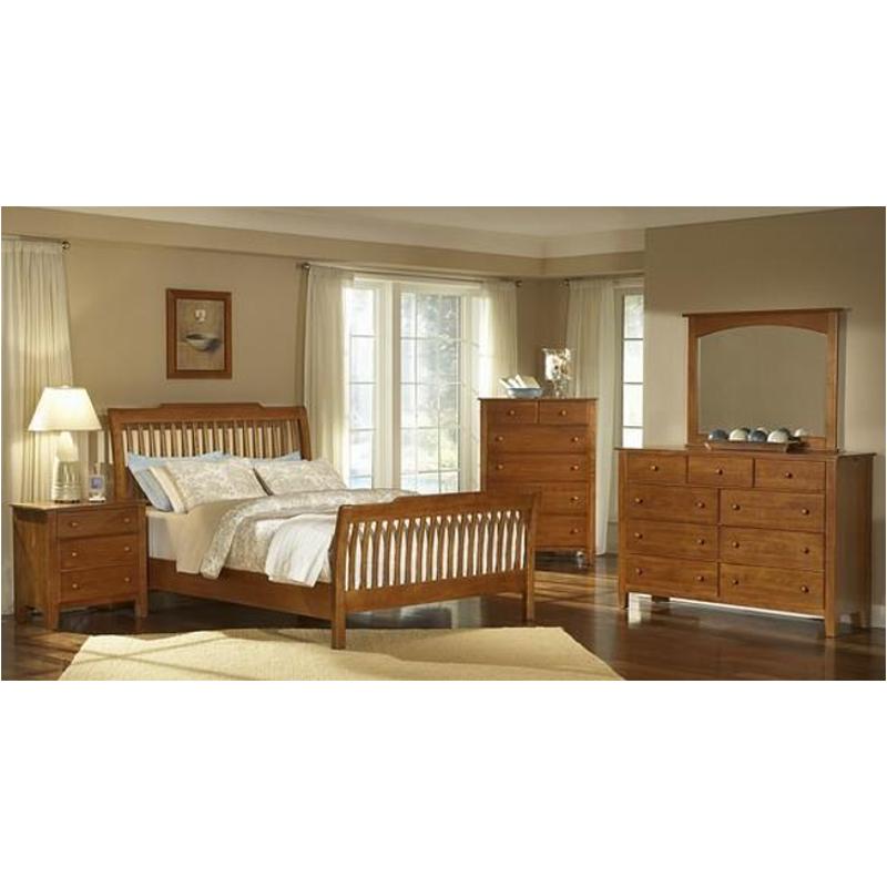 302-661 Vaughan Bassett Furniture Appalachian Hardwood - Cherry Bedroom Furniture Bed