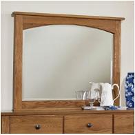 312-446 Vaughan Bassett Furniture Appalachian Hardwood - Light Solid Oak Bedroom Furniture Mirror
