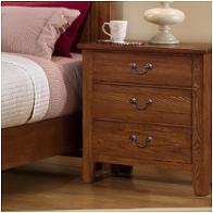 310-227 Vaughan Bassett Furniture Appalachian Hardwood - Dark Solid Oak Bedroom Furniture Nightstand