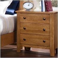 312-227 Vaughan Bassett Furniture Appalachian Hardwood - Light Solid Oak Bedroom Furniture Nightstand
