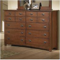 320-002 Vaughan Bassett Furniture Simply Arts And Crafts - Dark Oak Bedroom Furniture Dresser