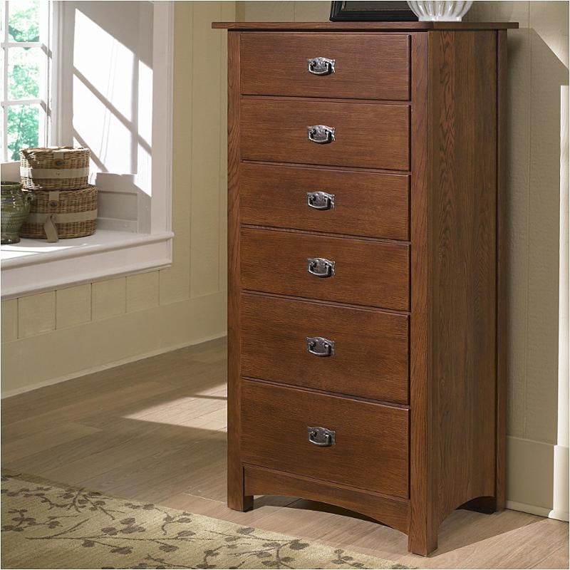 320-113 Vaughan Bassett Furniture Simply Arts And Crafts - Dark Oak Bedroom Furniture Chest