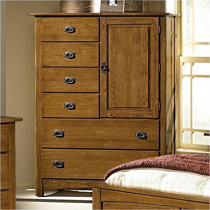 322 117 Vaughan Bassett Furniture, Mission Style Armoire