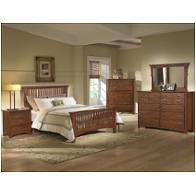 320-660 Vaughan Bassett Furniture Simply Arts And Crafts - Dark Oak Bedroom Furniture Bed