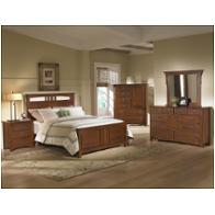 320-668 Vaughan Bassett Furniture Simply Arts And Crafts - Dark Oak Bedroom Furniture Bed