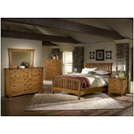 322-557 Vaughan Bassett Furniture Simply Arts And Crafts - Light Oak Bedroom Furniture Bed