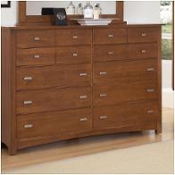 332-002 Vaughan Bassett Furniture Simply Arts And Crafts - Light Cherry Bedroom Furniture Dresser