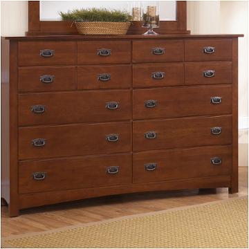 330-002 Vaughan Bassett Furniture Simply Arts And Crafts - Dark Cherry Bedroom Furniture Dresser