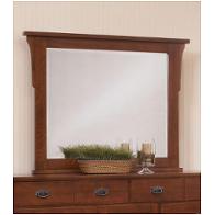 330-443 Vaughan Bassett Furniture Simply Arts And Crafts - Dark Cherry Bedroom Furniture Mirror