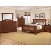 330-660 Vaughan Bassett Furniture Simply Arts And Crafts - Dark Cherry Bedroom Furniture Bed