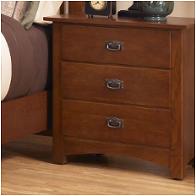 330-227 Vaughan Bassett Furniture Simply Arts And Crafts - Dark Cherry Bedroom Furniture Nightstand
