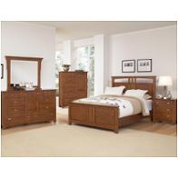 332-558 Vaughan Bassett Furniture Simply Arts And Crafts - Light Cherry Bedroom Furniture Bed