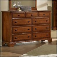 400-003 Vaughan Bassett Furniture Vintage Julian - Town And Country Cherry Bedroom Furniture Dresser