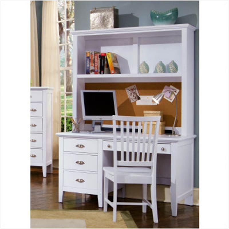 Bb9-778 Vaughan Bassett Furniture Twilight - Snow White Home Office Furniture Desk