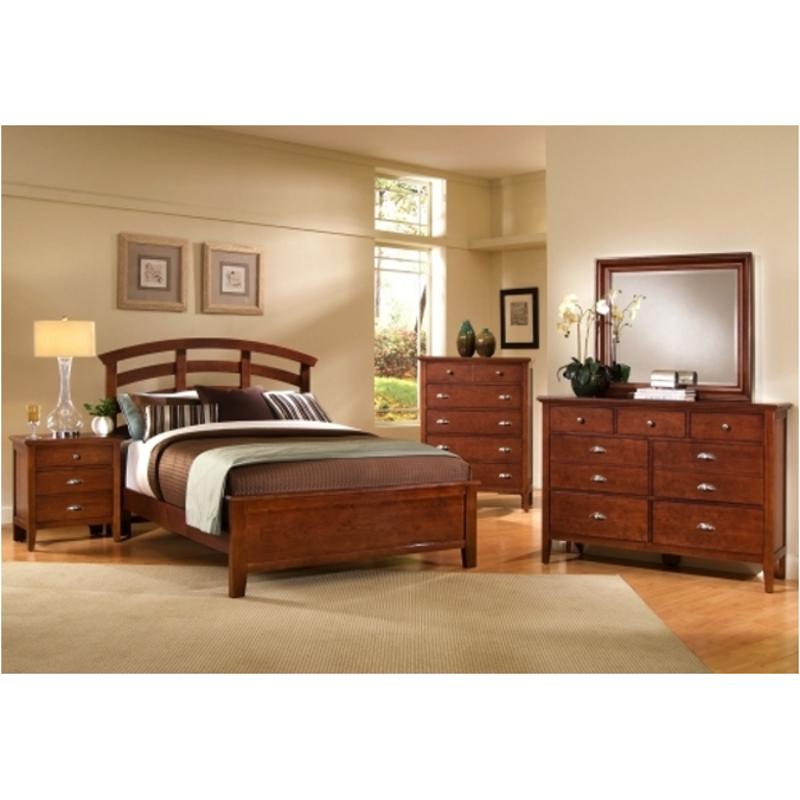 Bb10-559 Vaughan Bassett Furniture Twilight - Cherry Bedroom Furniture Bed