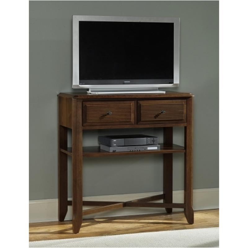 500-114 Vaughan Bassett Furniture Trends - Cherry And Walnut Bedroom Furniture Chest
