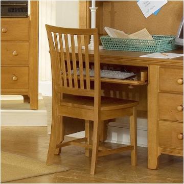 800-006 Vaughan Bassett Furniture Cottage Colours - Pinstripe Pine Home Office Furniture Office Chair
