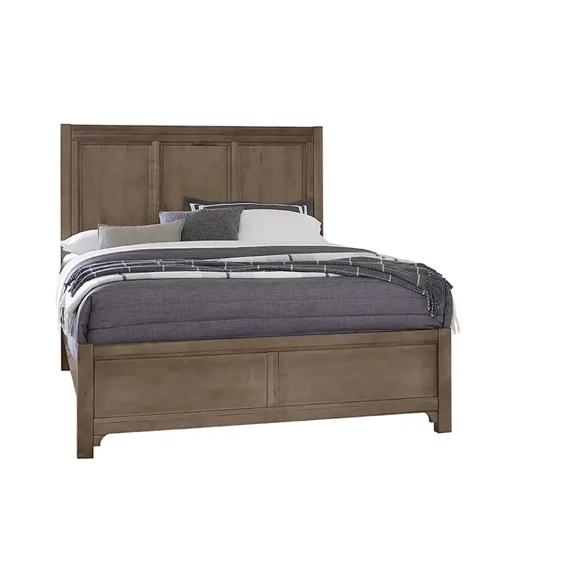 801-667 Vaughan Bassett Furniture Cool Farmhouse - Grey Bedroom Furniture Bed