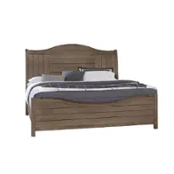 801-663 Vaughan Bassett Furniture Cool Farmhouse - Grey Bedroom Furniture Bed