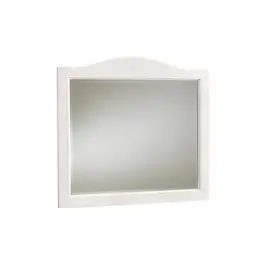 804-446 Vaughan Bassett Furniture Cool Farmhouse - Soft White Bedroom Furniture Mirror