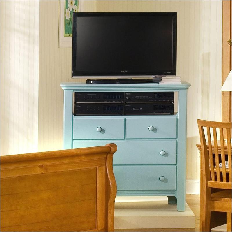 805-114 Vaughan Bassett Furniture Cottage Colours - Robins Egg Blue Bedroom Furniture Chest