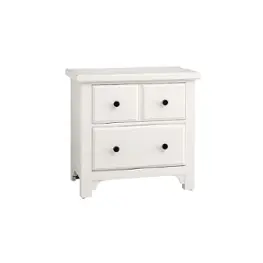 804-227 Vaughan Bassett Furniture Cool Farmhouse - Soft White Bedroom Furniture Nightstand