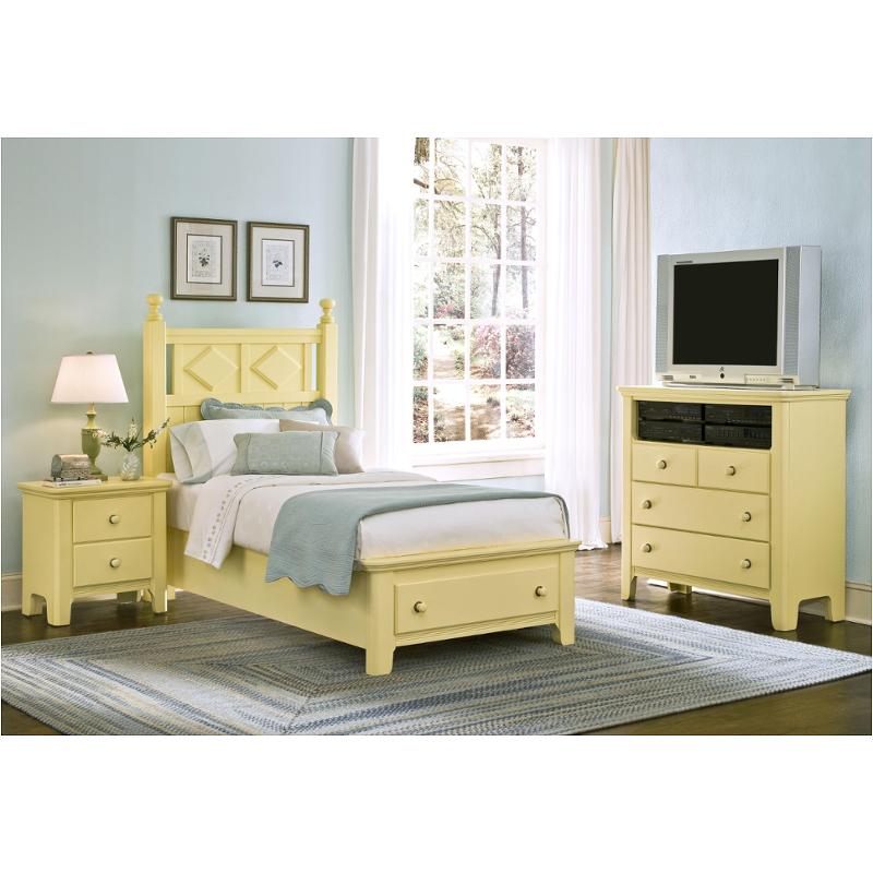 804-337-st Vaughan Bassett Furniture Cottage Colours - Country Butter Bedroom Furniture Bed