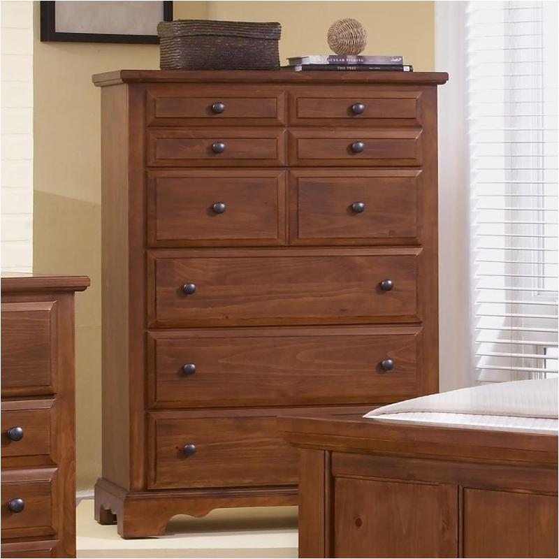 Bb65-115 Vaughan Bassett Furniture Farmhouse - Brandy Pine Bedroom Furniture Chest