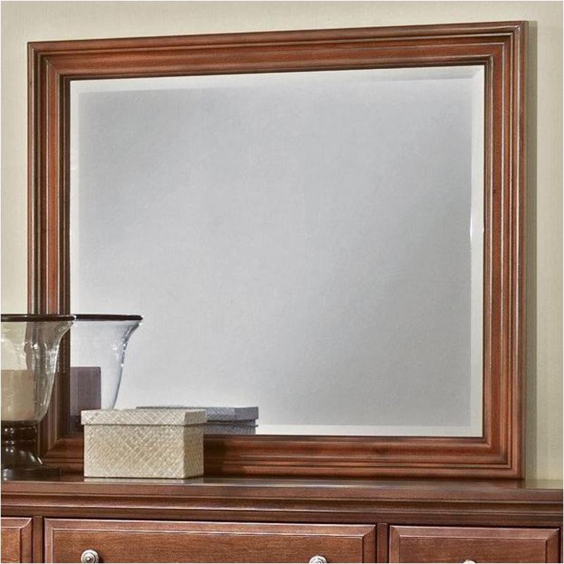 Bb92-446 Vaughan Bassett Furniture Bedford Falls - Cherry Bedroom Furniture Mirror