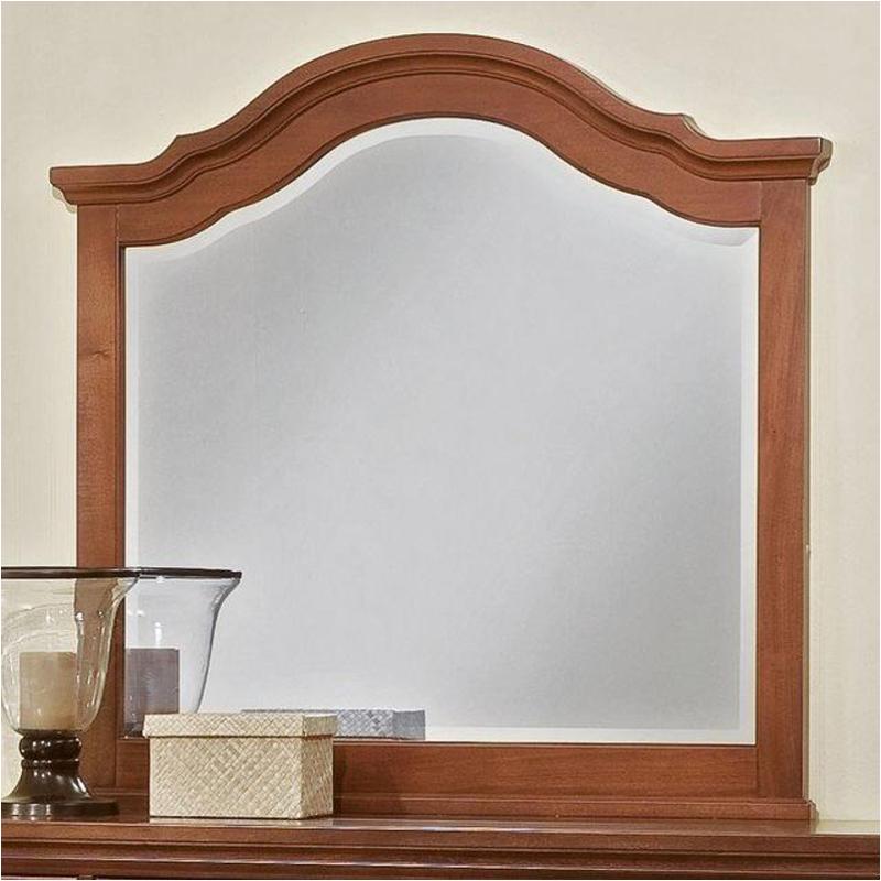 Bb92-447 Vaughan Bassett Furniture Bedford Falls - Cherry Bedroom Furniture Mirror