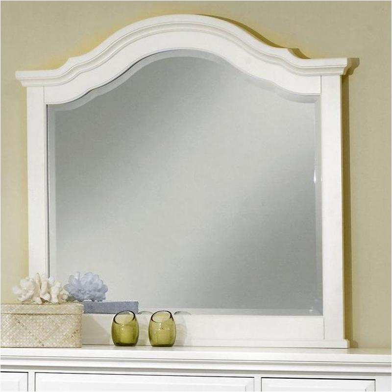 Bb94-447 Vaughan Bassett Furniture Bedford Falls - Soft White Bedroom Furniture Mirror