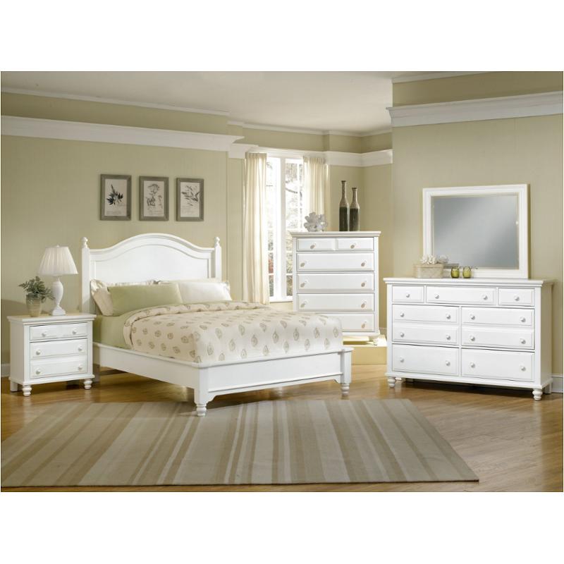 Bb94-558 Vaughan Bassett Furniture Bedford Falls - Soft White Bedroom Furniture Bed