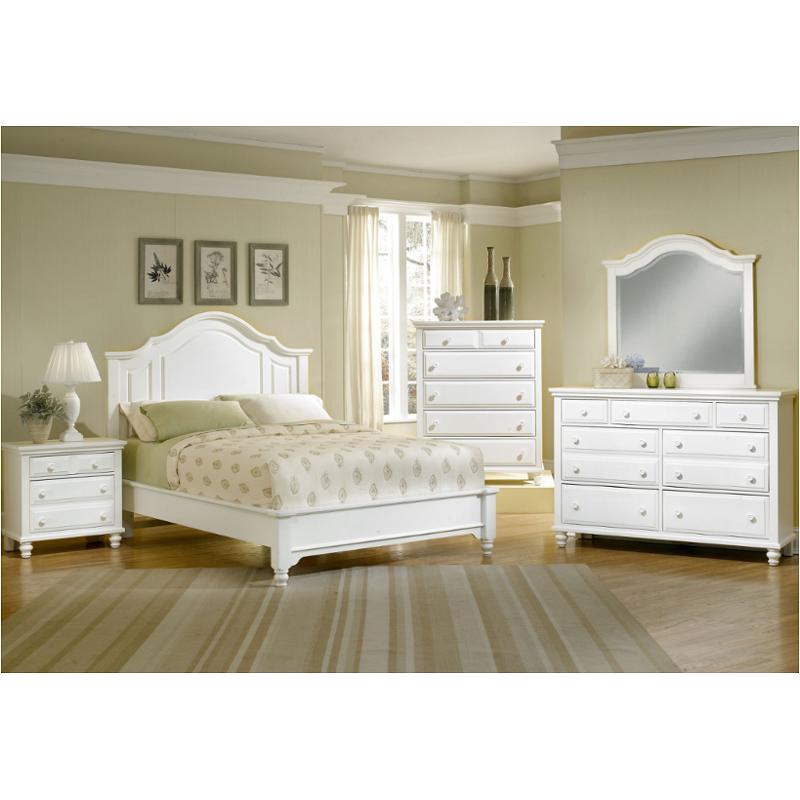 Bb94-559-fl Vaughan Bassett Furniture Bedford Falls - Soft White Bedroom Furniture Bed