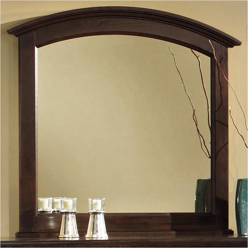 Bb85-446 Vaughan Bassett Furniture Oak River - Espresso Oak Bedroom Furniture Mirror