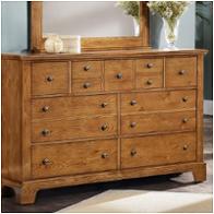 Bb87-002 Vaughan Bassett Furniture Oak River - Harvest Oak Bedroom Furniture Dresser